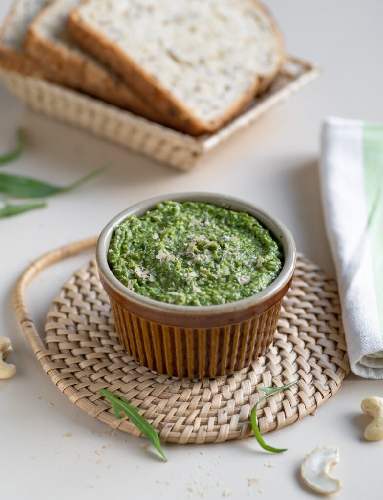 Rukolos pesto padažas