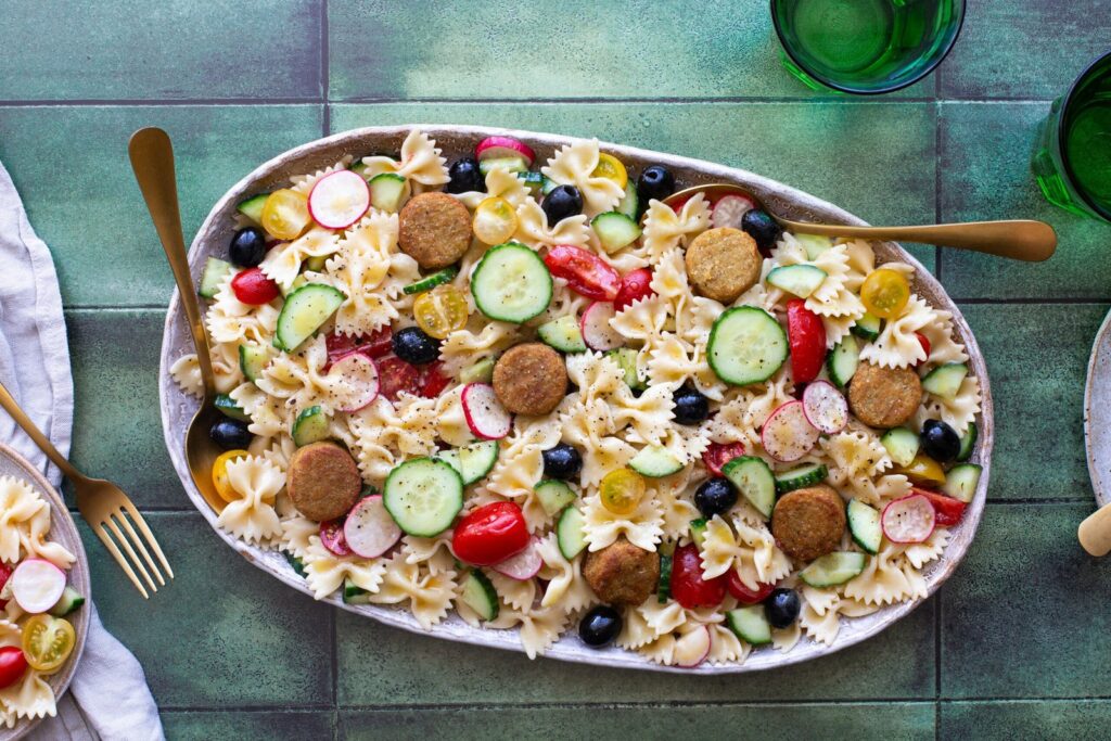 Salotos su falafeliais