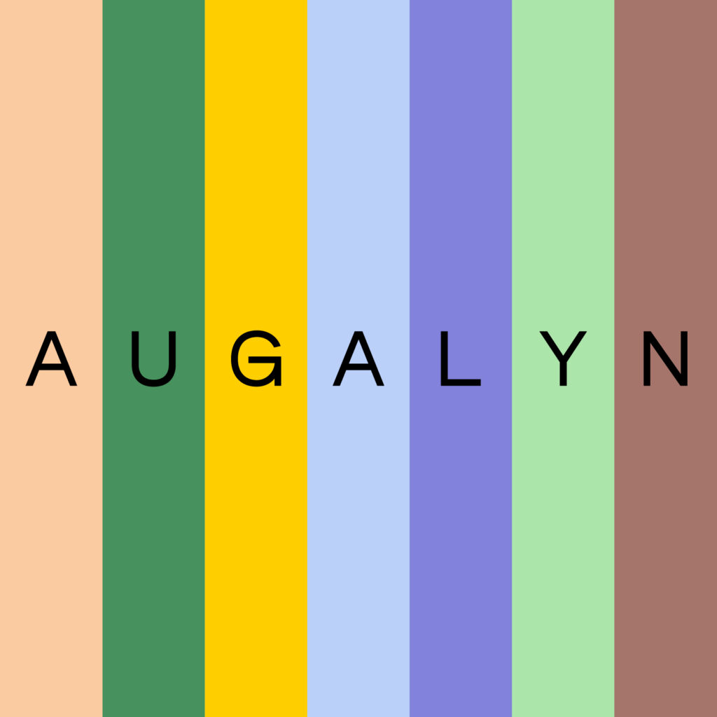 Vizualas su Augalyn logotipu.